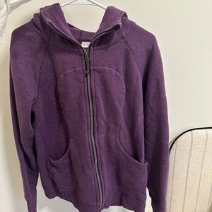 Purple Lululemon Scuba Full Zip
